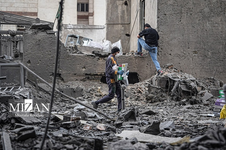 حمله موشکی به ساختمان تلویزیون العربی در میدان هروی