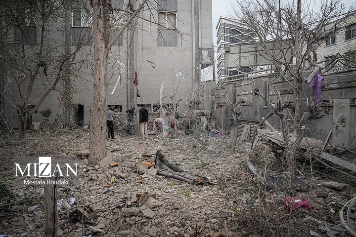 حمله موشکی به ساختمان تلویزیون العربی در میدان هروی