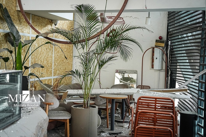 حمله موشکی به ساختمان تلویزیون العربی در میدان هروی