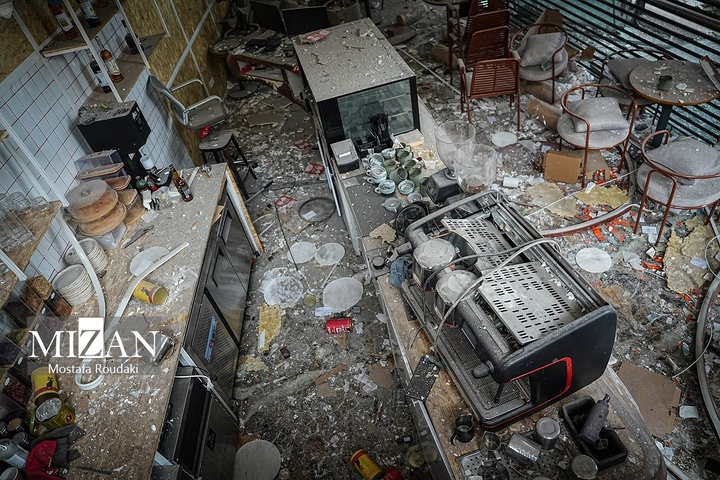 حمله موشکی به ساختمان تلویزیون العربی در میدان هروی