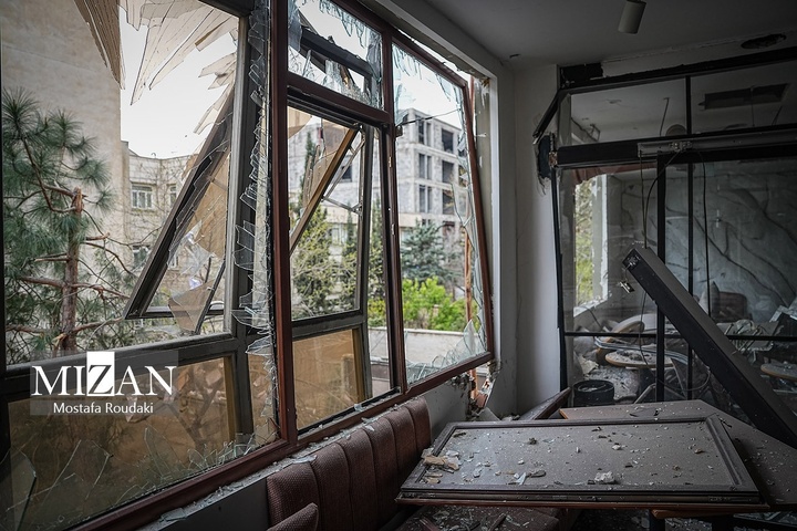 حمله موشکی به ساختمان تلویزیون العربی در میدان هروی