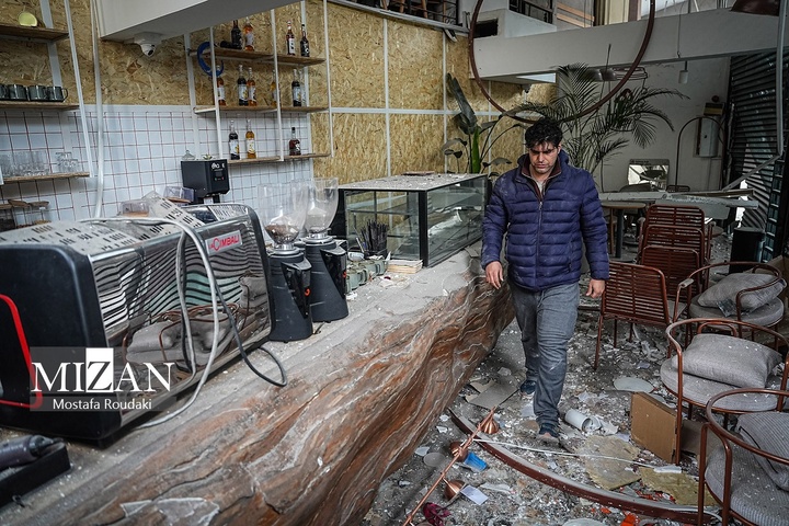 حمله موشکی به ساختمان تلویزیون العربی در میدان هروی