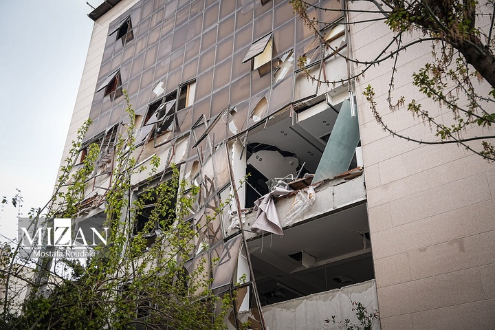 حمله موشکی به ساختمان تلویزیون العربی در میدان هروی