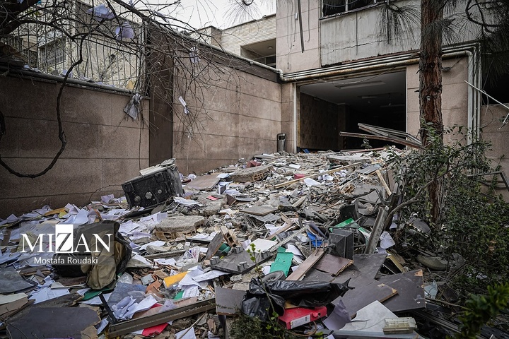 حمله موشکی به ساختمان تلویزیون العربی در میدان هروی