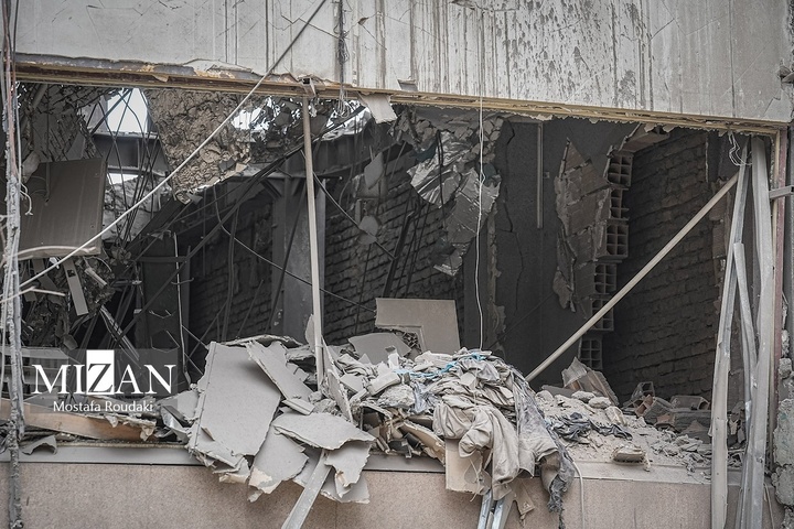 حمله موشکی به ساختمان تلویزیون العربی در میدان هروی