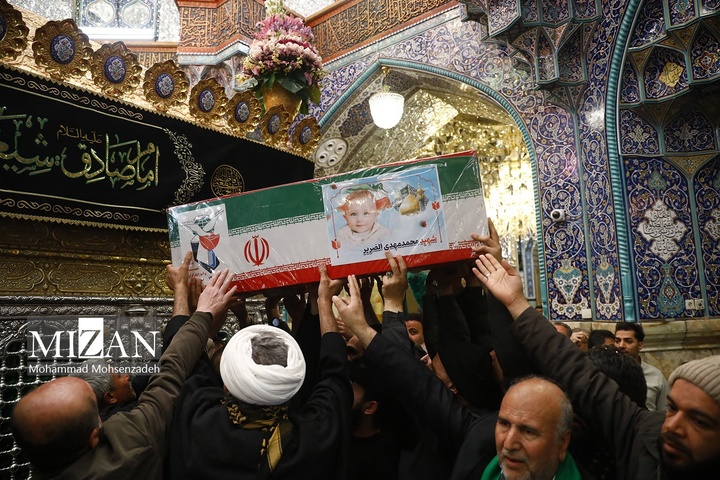 تشییع پیکر ۱۷ شهید حملات دشمن صهیونی آمریکایی - قم