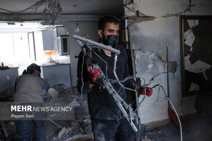 گروه‌های جهادی، پای کار بازسازی مناطق آسیب دیده در جنگ