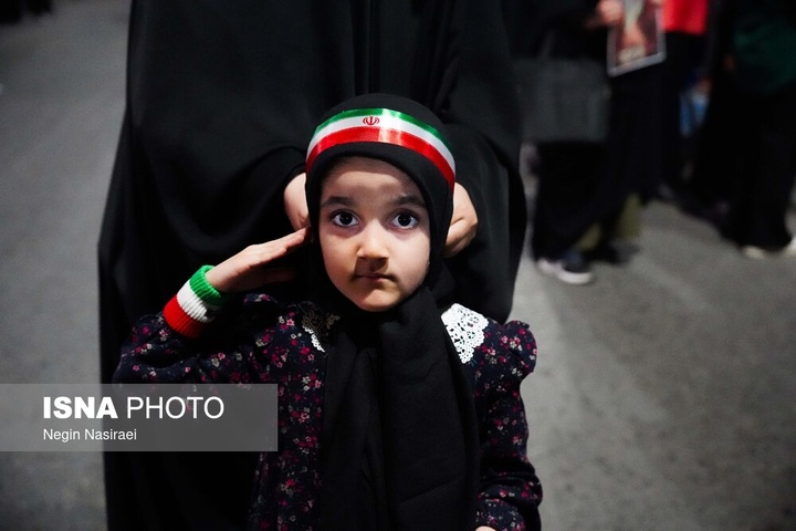 تجمع شبانه مردم در حمایت از مدافعان وطن - بابل