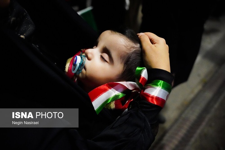 تجمع شبانه مردم در حمایت از مدافعان وطن - بابل