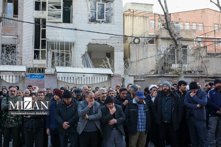 مراسم تشییع خانواده شهیدان شادکامی