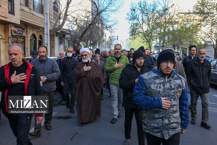 مراسم تشییع خانواده شهیدان شادکامی