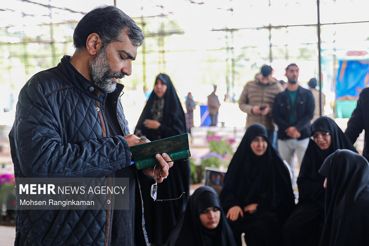 وداع با پیکر شهدای حملات صهیونی-آمریکایی