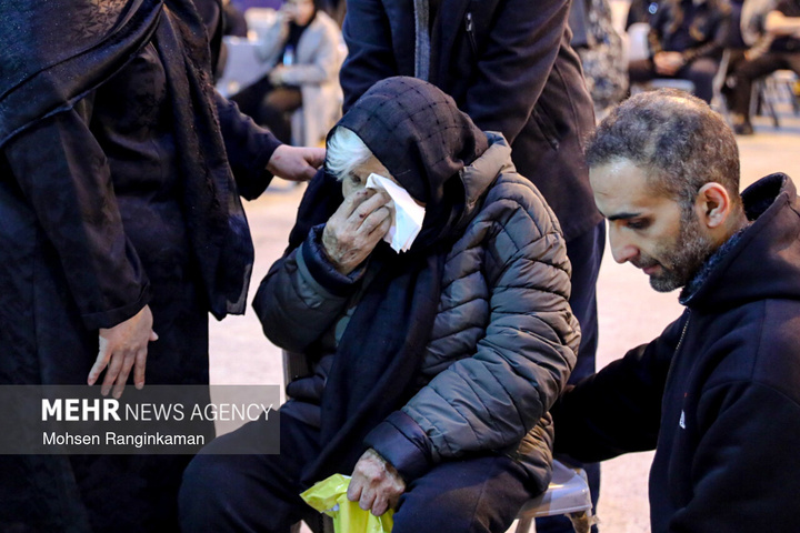 وداع با پیکر شهدای حملات صهیونی-آمریکایی