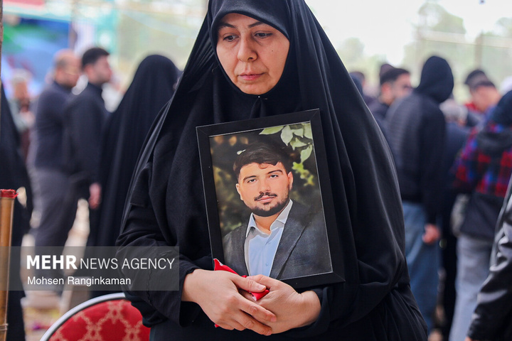 وداع با پیکر شهدای حملات صهیونی-آمریکایی