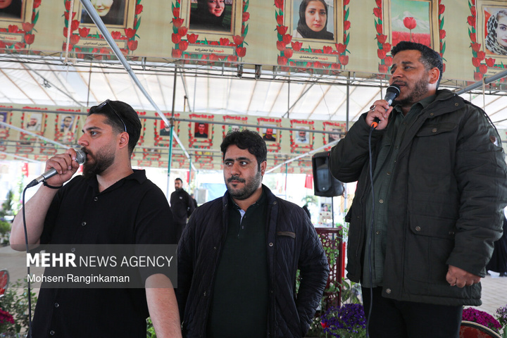 وداع با پیکر شهدای حملات صهیونی-آمریکایی