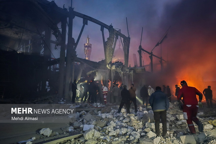 آثار تجاوز آمریکایی- صهیونی به زنجان