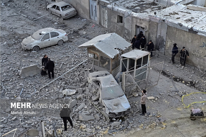 آثار تجاوز آمریکایی- صهیونی به زنجان