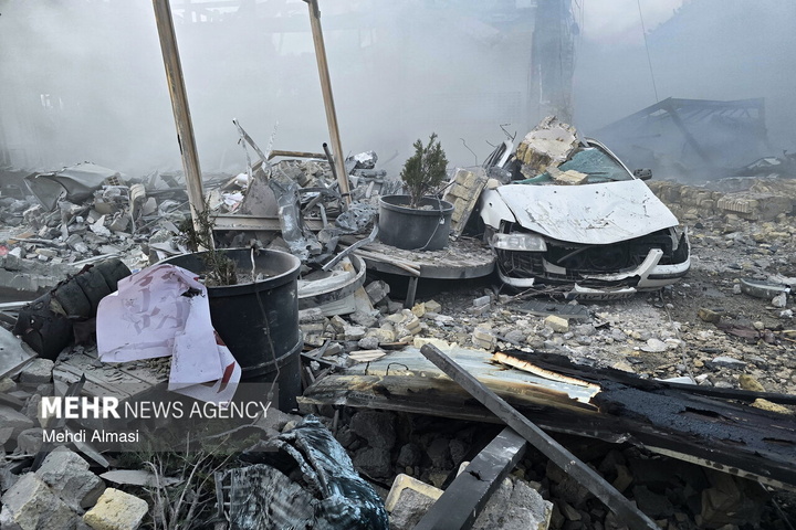 آثار تجاوز آمریکایی- صهیونی به زنجان