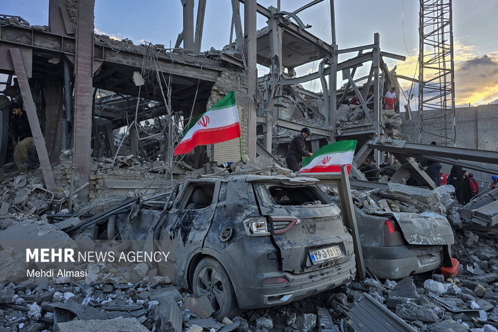 آثار تجاوز آمریکایی- صهیونی به زنجان