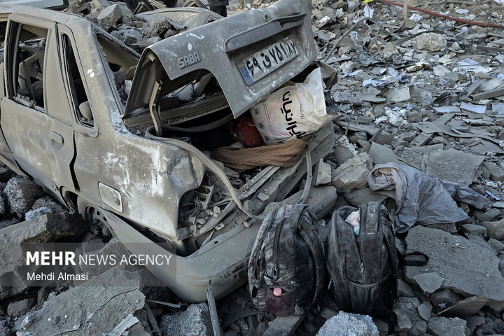 آثار تجاوز آمریکایی- صهیونی به زنجان