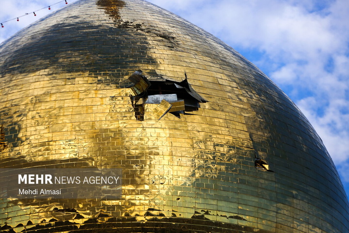 آثار تجاوز آمریکایی- صهیونی به زنجان