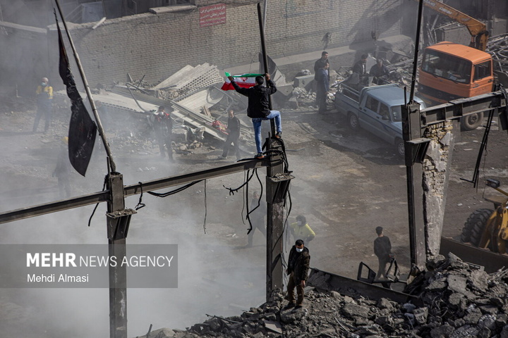 آثار تجاوز آمریکایی- صهیونی به زنجان