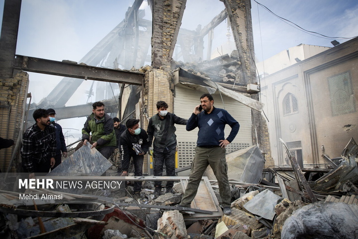 آثار تجاوز آمریکایی- صهیونی به زنجان
