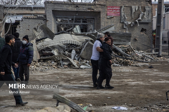 آثار تجاوز آمریکایی- صهیونی به زنجان