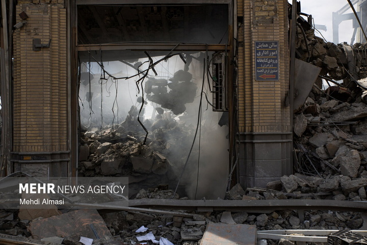 آثار تجاوز آمریکایی- صهیونی به زنجان