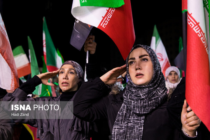 یک ایران هم نوا سرود ملی سردادند