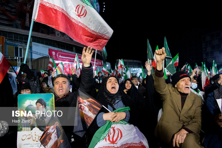 یک ایران هم نوا سرود ملی سردادند