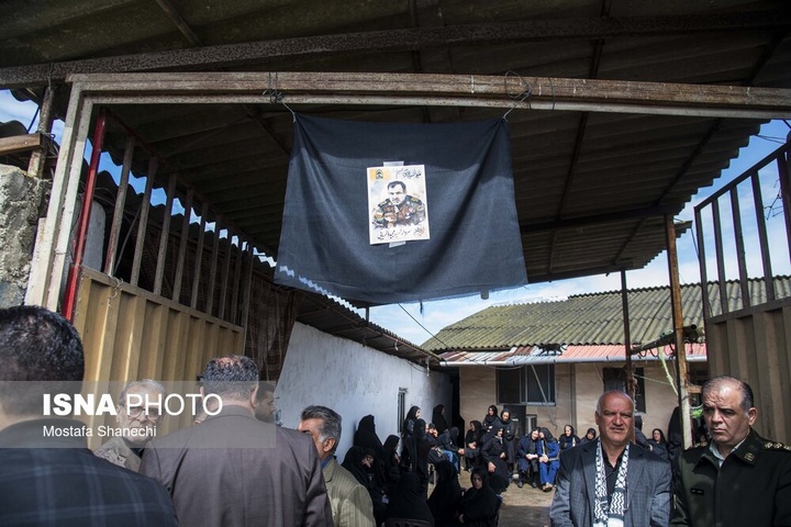 تشییع پیکر سرتیپ دوم شهید «مجید ذکریایی» - روستای کلهو دشت بابل