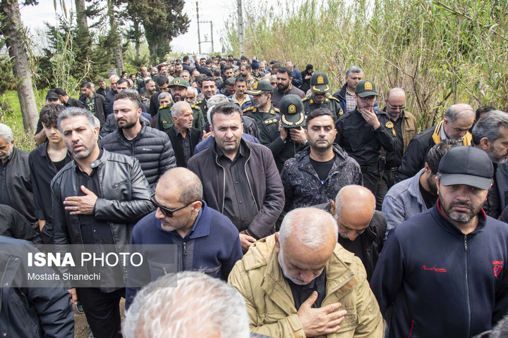 تشییع پیکر سرتیپ دوم شهید «مجید ذکریایی» - روستای کلهو دشت بابل