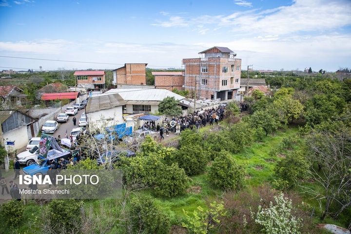 تشییع پیکر سرتیپ دوم شهید «مجید ذکریایی» - روستای کلهو دشت بابل