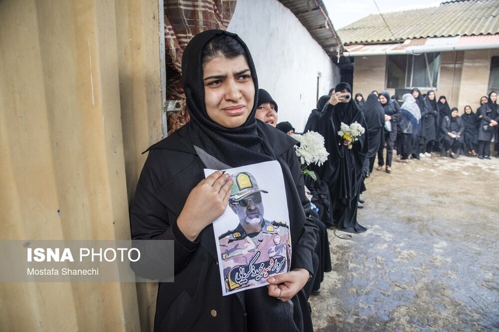 تشییع پیکر سرتیپ دوم شهید «مجید ذکریایی» - روستای کلهو دشت بابل