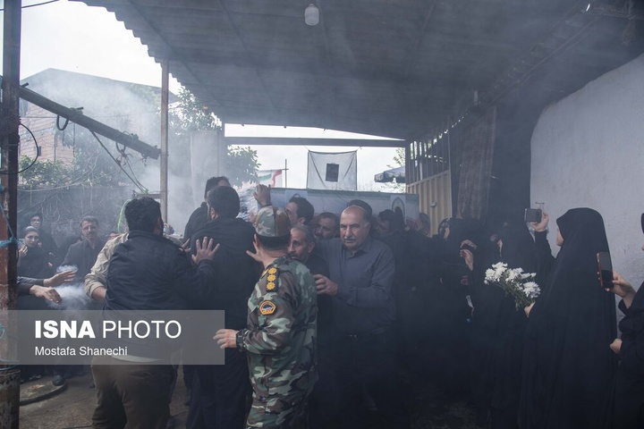 تشییع پیکر سرتیپ دوم شهید «مجید ذکریایی» - روستای کلهو دشت بابل