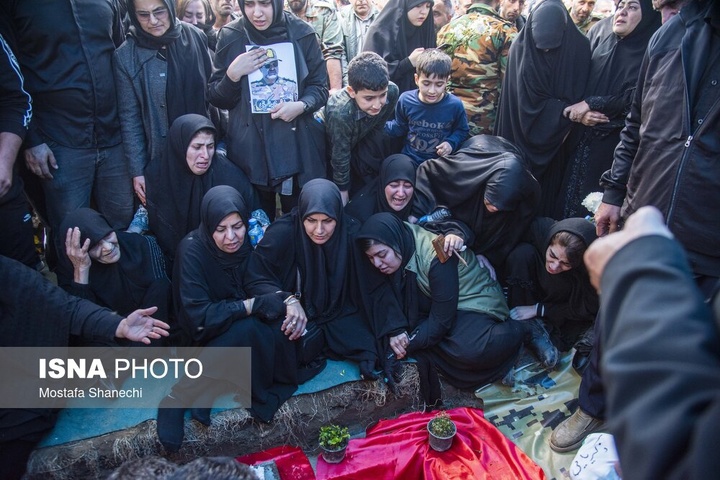 تشییع پیکر سرتیپ دوم شهید «مجید ذکریایی» - روستای کلهو دشت بابل