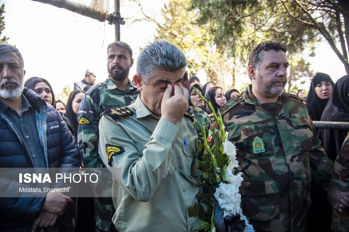 تشییع پیکر سرتیپ دوم شهید «مجید ذکریایی» - روستای کلهو دشت بابل