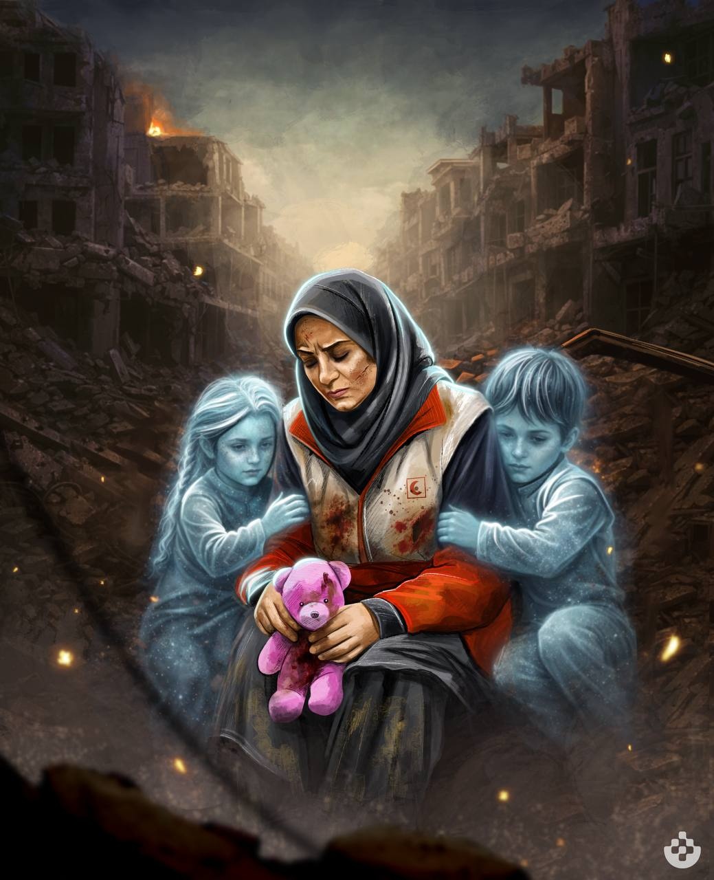 مادرانه‌هایی در دل آوار و اندوه