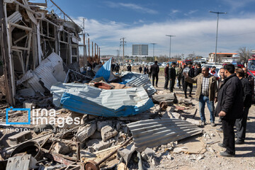 آثارحمله آمریکا و رژیم صهیونیستی به واحدهای دامداری و تجاری در خسروشهر