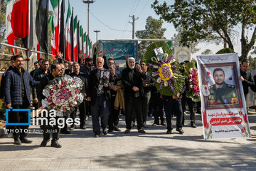 تشییع و خاکسپاری شهدای جنگ رمضان در بهشت زهرا (سلام‌الله‌علیها)