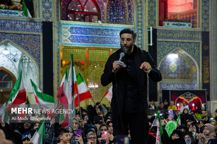 مراسم «میثاق جمهور با ولایت» در حرم مطهر رضوی