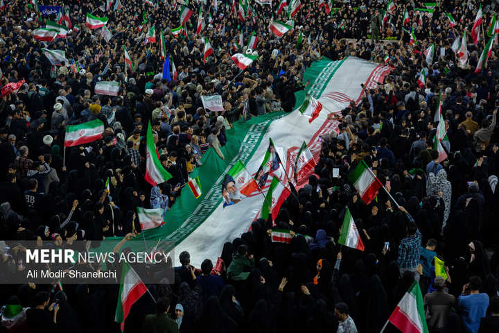 مراسم «میثاق جمهور با ولایت» در حرم مطهر رضوی