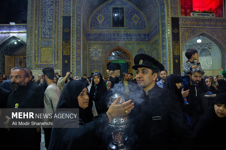 مراسم «میثاق جمهور با ولایت» در حرم مطهر رضوی