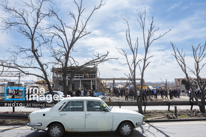 آثارحمله آمریکا و رژیم صهیونیستی به واحدهای دامداری و تجاری در خسروشهر