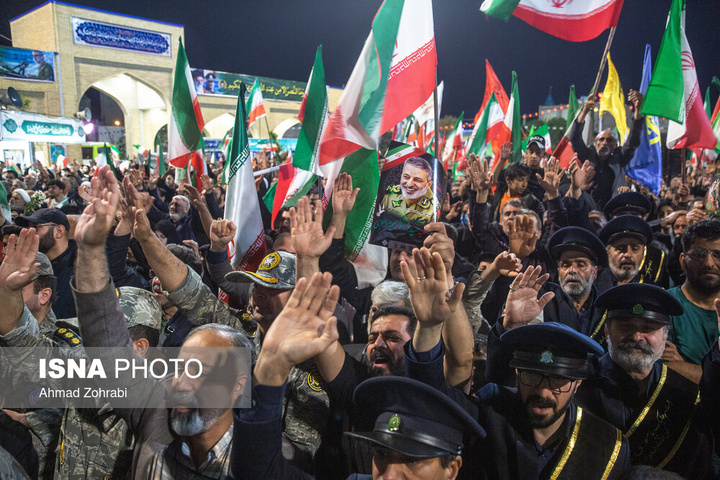 وداع با پیکر مطهر سرلشکر شهید "سید عبدالرحیم موسوی" - قم