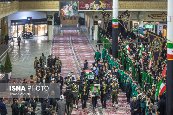 وداع با پیکر مطهر سرلشکر شهید "سید عبدالرحیم موسوی" - قم