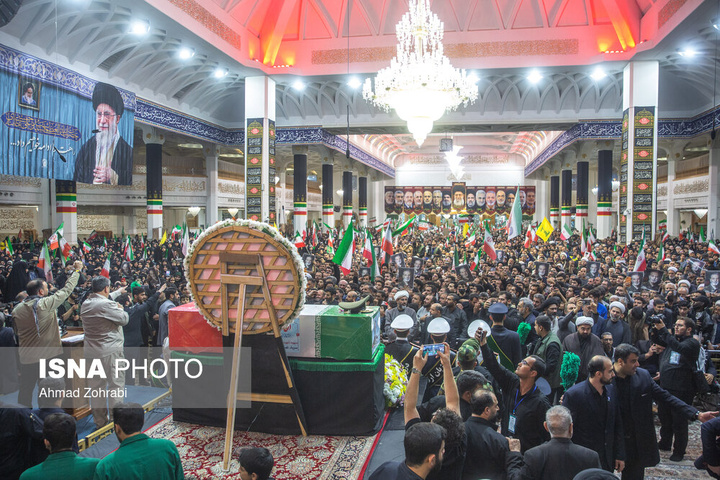 وداع با پیکر مطهر سرلشکر شهید "سید عبدالرحیم موسوی" - قم