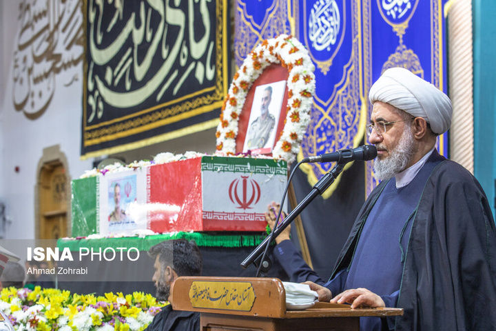 وداع با پیکر مطهر سرلشکر شهید "سید عبدالرحیم موسوی" - قم