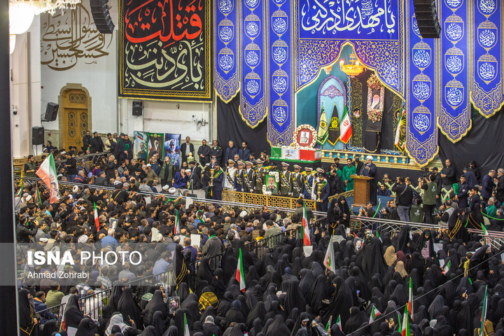 وداع با پیکر مطهر سرلشکر شهید "سید عبدالرحیم موسوی" - قم